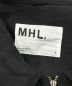 中古・古着 MHL (エムエイチエル) コットンリネンジッププルオーバー ブラック サイズ:SIZE　L：8000円