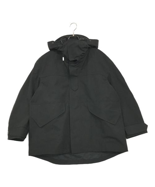 THE RERACS（ザ リラクス）THE RERACS (ザ リラクス) LOOSE SHORT MODS COAT／ルーズショートモッズコート ブラック サイズ:46の古着・服飾アイテム