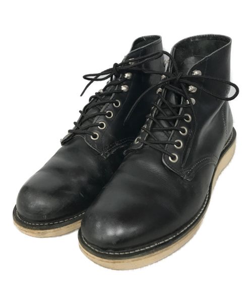 RED WING（レッドウィング）RED WING (レッドウィング) レースアップブーツ ブラック サイズ:SIZE　UK7の古着・服飾アイテム