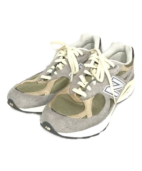 NEW BALANCE（ニューバランス）NEW BALANCE (ニューバランス) スニーカー グレー×ベージュ サイズ:SIZE　26cmの古着・服飾アイテム