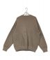 crepuscule (クレプスキュール) Moss stitch crew cardigan /鹿の子ニットカーディガン ベージュ サイズ:3：5000円