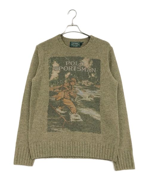 POLO COUNTRY（ポロカントリー）POLO COUNTRY (ポロカントリー) POLO SPORTSMAN KNIT グリーン サイズ:SIZE　Sの古着・服飾アイテム