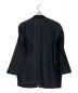 ISSEY MIYAKE (イッセイミヤケ) メッシュ切替プリーツジャケット グレー×ブラック サイズ:SIZE L：30000円