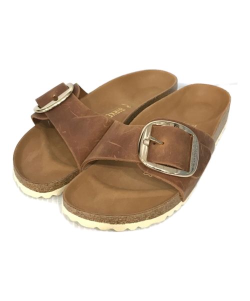 BIRKENSTOCK（ビルケンシュトック）BIRKENSTOCK (ビルケンシュトック) Madrid Big Buckle ブラウン サイズ:SIZE 24cmの古着・服飾アイテム