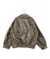 SLY (スライ) FAUX LEATHER ZIP UP ブルゾン ブラウン サイズ:SIZE　F：12000円