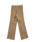 AURALEE (オーラリー) LINEN SILK SUMMER TWEED SLACKS ブラウン サイズ:SIZE　4：14000円