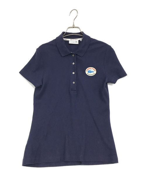 LACOSTE（ラコステ）LACOSTE (ラコステ) オーガニックコットンポロシャツ ネイビー サイズ:SIZE 34の古着・服飾アイテム