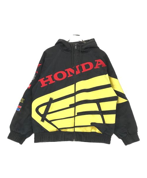 SUPREME（シュプリーム）SUPREME (シュプリーム) HONDA (ホンダ) Fox Racing Puffy Zip Jacket ブラック サイズ:SIZE　Mの古着・服飾アイテム