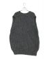 Enchainement (アンシェヌマン) Low Gauge Ribbed Vest グレー サイズ:SIZE　F：6000円