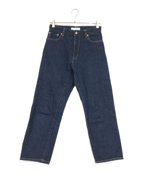 SETTO（セット）SETTO (セット) 12oz SELVAGE CROPPED JEANS インディゴ サイズ:SIZE　Mの古着・服飾アイテム