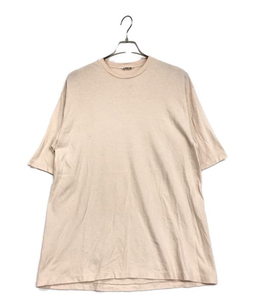 AURALEE（オーラリー）AURALEE (オーラリー) SEAMLESS CREW NECK HALF SLEEVE TEE ピンク サイズ:SIZE　4の古着・服飾アイテム