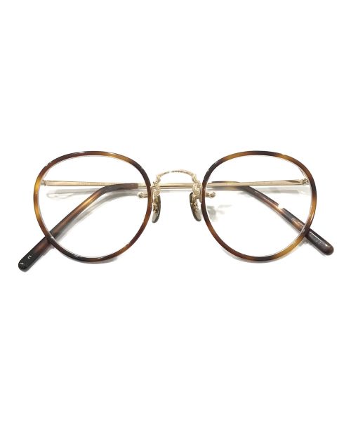 OLIVER PEOPLES（オリバーピープルズ）OLIVER PEOPLES (オリバーピープルズ) 伊達眼鏡 ブラウン サイズ:48□23-145の古着・服飾アイテム