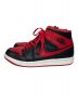 NIKE (ナイキ) AIR JORDAN 1 MID ブラック×レッド サイズ:US10：15000円