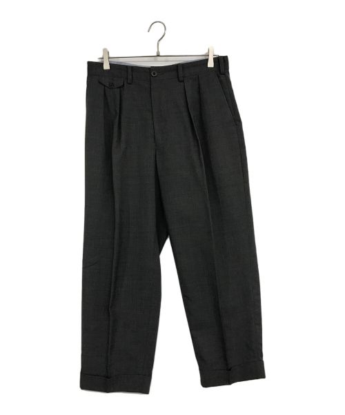 BEAMS PLUS（ビームスプラス）BEAMS PLUS (ビームスプラス) 2Pleats Tropical Wool Trousers グレー サイズ:SIZE　Mの古着・服飾アイテム