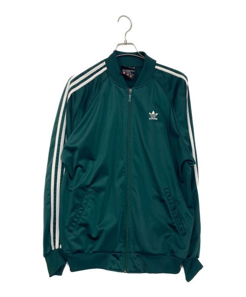 adidas（アディダス）adidas (アディダス) トラックジャケット グリーン サイズ:SIZE　Mの古着・服飾アイテム