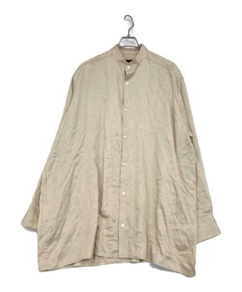 TARO HORIUCHI（タロウホリウチ）TARO HORIUCHI (タロウホリウチ) オーバーサイズシャツ ベージュ サイズ:0Sの古着・服飾アイテム