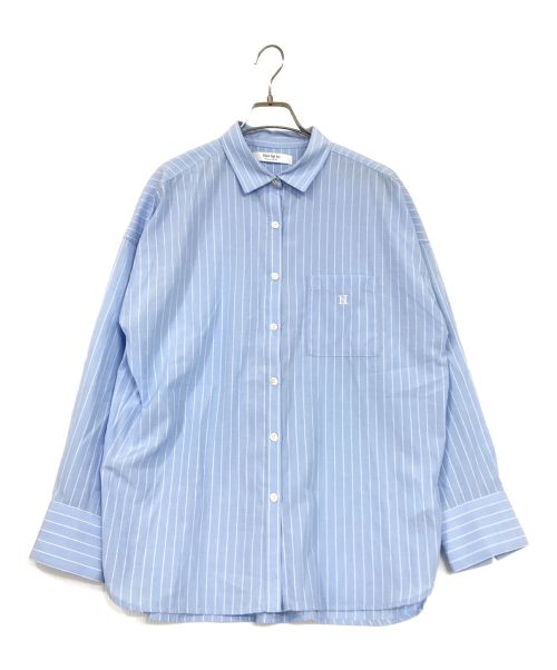 HER LIP TO（ハーリップトゥ）HER LIP TO (ハーリップトゥ) Have It All Stripe Shirt ブルー サイズ:SIZE　Sの古着・服飾アイテム