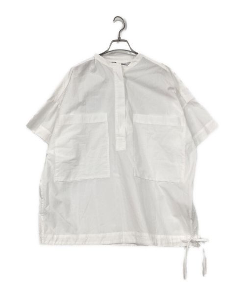 FRAMeWORK（フレームワーク）FRAMeWORK (フレームワーク) シアサッカードロストシャツ ホワイト サイズ:Fの古着・服飾アイテム