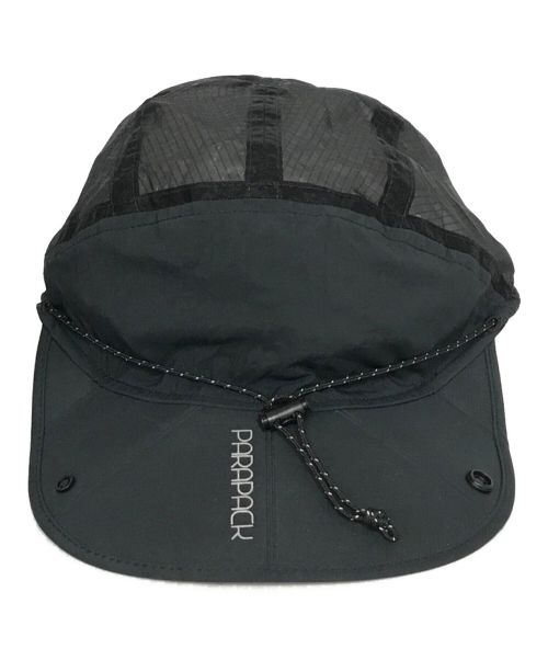 parapack（パラパック）parapack (パラパック) キャップ ブラックの古着・服飾アイテム