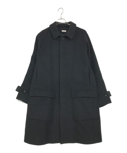 STEVEN ALAN（スティーブンアラン）STEVEN ALAN (スティーブンアラン) MELTON PATCH BAL COLLAR COAT ブラック サイズ:SIZE　Lの古着・服飾アイテム