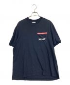 BALLYバリー）の古着「ポケットTシャツ」｜ネイビー