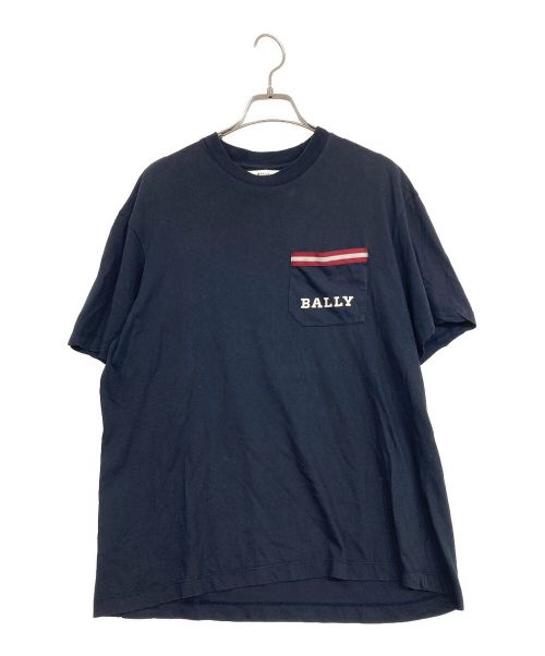 BALLY（バリー）BALLY (バリー) ポケットTシャツ ネイビー サイズ:Mの古着・服飾アイテム