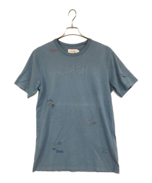 COACH（コーチ）COACH (コーチ) Tシャツ ブルー サイズ:Sの古着・服飾アイテム