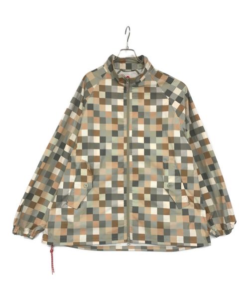 BEAMS（ビームス）BEAMS (ビームス) カラーモザイク ブルゾン ベージュ サイズ:SIZE Lの古着・服飾アイテム