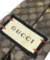 中古・古着 GUCCI (グッチ) ネクタイ ブラウン サイズ:148×7：8000円