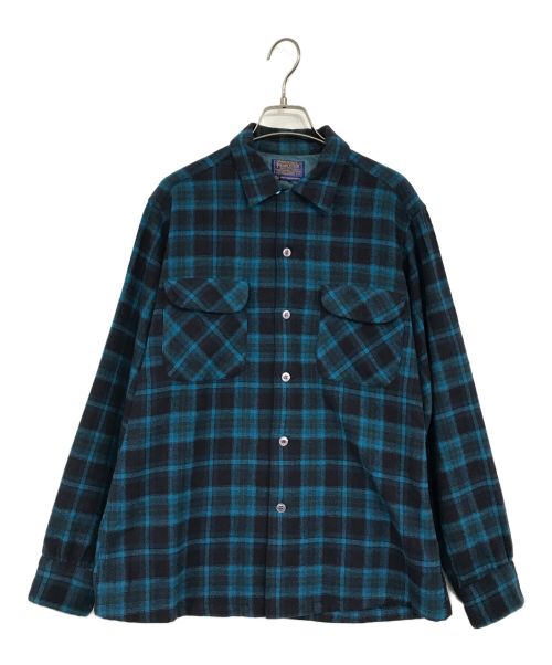 PENDLETON（ペンドルトン）PENDLETON (ペンドルトン) 60'sボードシャツ ネイビー サイズ:Mの古着・服飾アイテム