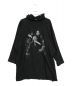 Yohji Yamamoto pour homme（ヨウジヤマモト プールオム）の古着「THIS MAN PRINT HOOD LONG SLEEVES」｜ブラック