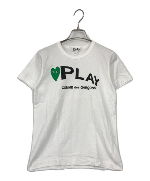 PLAY COMME des GARCONS（プレイ コムデギャルソン）PLAY COMME des GARCONS (プレイ コムデギャルソン) 半袖カットソー ホワイト サイズ:SIZE　Lの古着・服飾アイテム