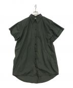 MM6 Maison Margielaエムエムシックス メゾンマルジェラ）の古着「オーバーサイズシャツ」｜グリーン