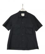 sacaiサカイ）の古着「Chalk Stripe Shirt/チョークストライプシャツ」｜ネイビー