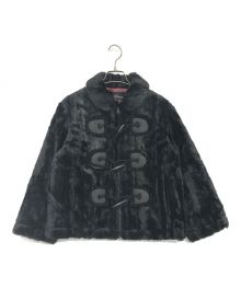 tricot COMME des GARCONS（トリココムデギャルソン）の古着「トグルボタンファーショートジャケット」｜ブラック