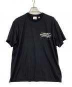 BURBERRYバーバリー）の古着「LOCATIONPRINT COTTON OVERSIZE T-SHIRT /プリントTシャツ」｜ブラック