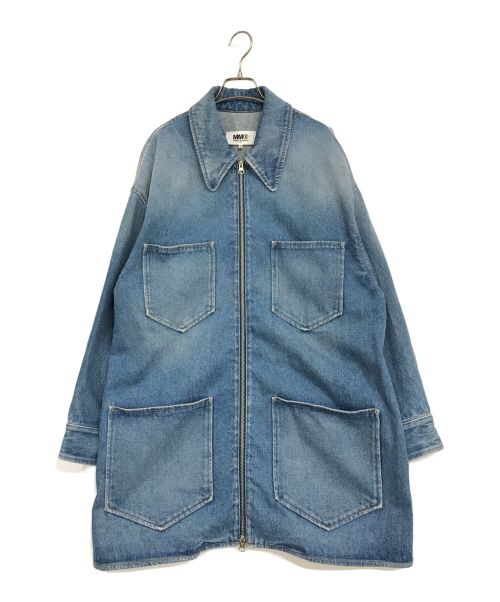 MM6 Maison Margiela（エムエムシックス メゾンマルジェラ）MM6 Maison Margiela (エムエムシックス メゾンマルジェラ) オーバーサイズデニムジャケット インディゴ サイズ:Sの古着・服飾アイテム