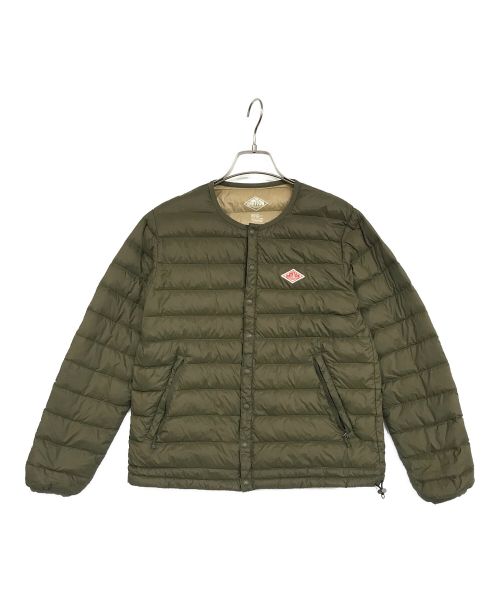 DANTON（ダントン）DANTON (ダントン) クルーネックインナーダウンジャケット/Crew Neck Inner Down Jacket カーキ サイズ:36の古着・服飾アイテム