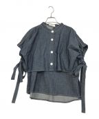 Q.anosキュアノス）の古着「Shell multi blouse」｜インディゴ