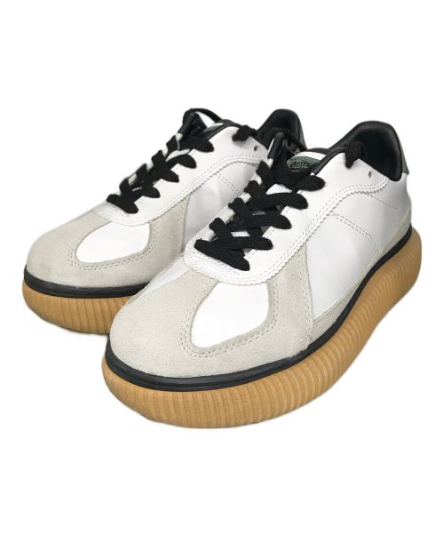 Onitsuka Tiger（オニツカタイガー）Onitsuka Tiger (オニツカタイガー) ローカットスニーカー ホワイト×グレー サイズ:US4の古着・服飾アイテム