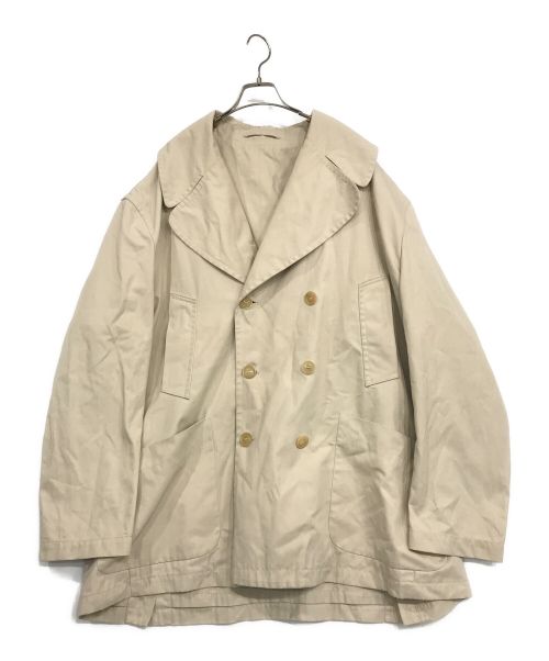 Hed Mayner（ヘド メイナー）Hed Mayner (ヘド メイナー) oversized w-blested coat ベージュ サイズ:1の古着・服飾アイテム