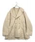 Hed Mayner（ヘド メイナー）の古着「oversized w-blested coat」｜ベージュ