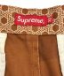 中古・古着 SUPREME (シュプリーム) ワークパンツ ブラウン サイズ:30：8000円