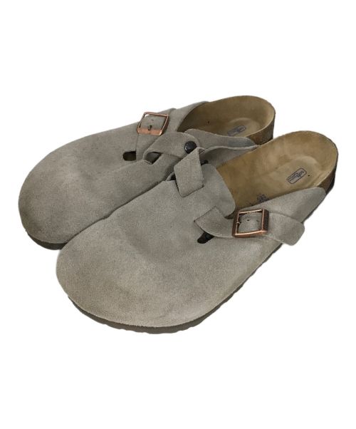 BIRKENSTOCK（ビルケンシュトック）BIRKENSTOCK (ビルケンシュトック) Bostonスウェードサンダル グレー サイズ:44の古着・服飾アイテム