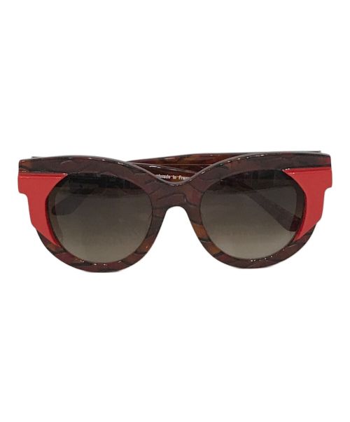 THIERRY LASRY（ティエリーラスリー）THIERRY LASRY (ティエリーラスリー) サングラス レッド サイズ:52□21　140の古着・服飾アイテム