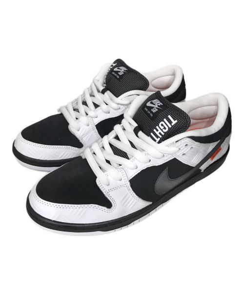 NIKE SB（ナイキエスビー）NIKE SB (ナイキエスビー) TIGHTBOOTH PRODUCTION (タイトブースプロダクション) Dunk Low Pro QS ホワイト×ブラック サイズ:US12の古着・服飾アイテム