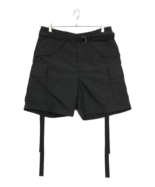 sacai（サカイ）sacai (サカイ) Nylon Twill Shorts ブラック サイズ:3の古着・服飾アイテム