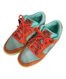 NIKE SB（ナイキエスビー）の古着「スニーカー/	Dunk Low Pro PRM "Orange and Emerald Rise"」｜ブルー×オレンジ