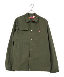 RADIO EVA（ラヂオエヴァ）の古着「PENPEN NYLON COACH JACKET/コーチジャケット」｜カーキ