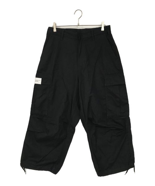 NEIGHBORHOOD（ネイバーフッド）NEIGHBORHOOD (ネイバーフッド) WIDE CARGO PANTS/ワイドカーゴパンツ ブラック サイズ:SIZE　Mの古着・服飾アイテム